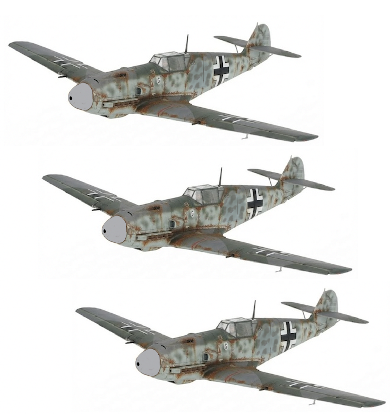 物語ミニスカ美少女M 独空軍戦闘機Bf１０９