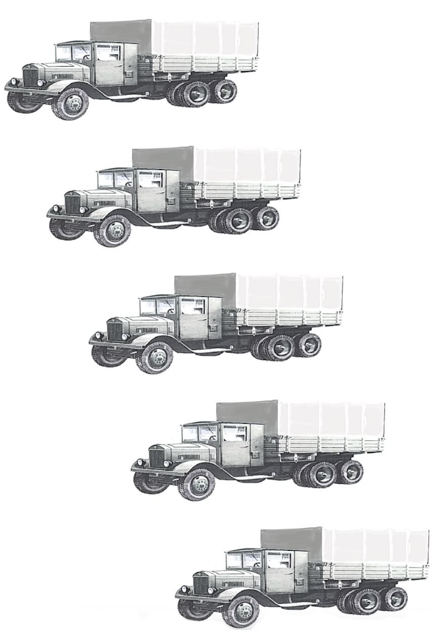 物語ミニスカ美少女M 蘇軍六輪輸送車