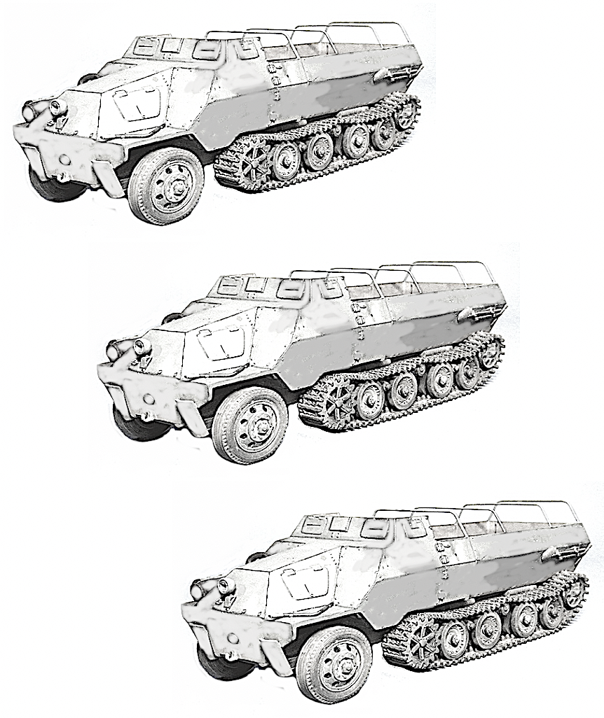 物語ミニスカ美少女M 日軍半軌兵員輸送車