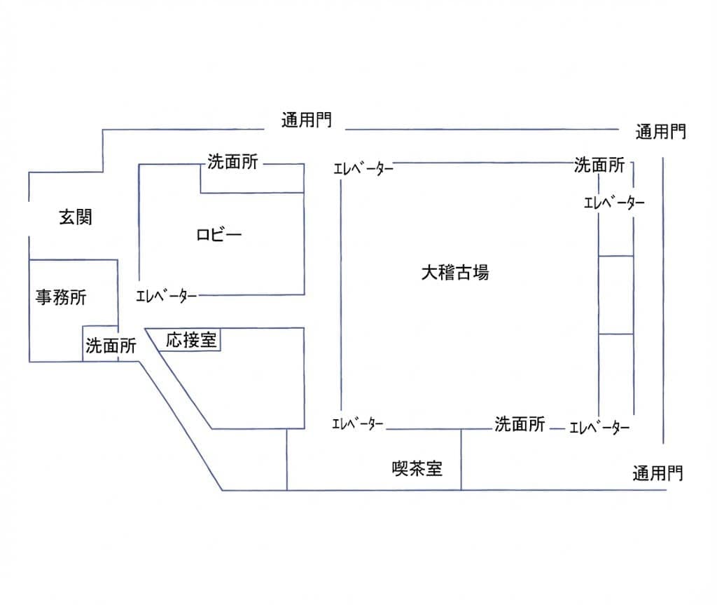物語 ミニスカ美少女M 道場1F