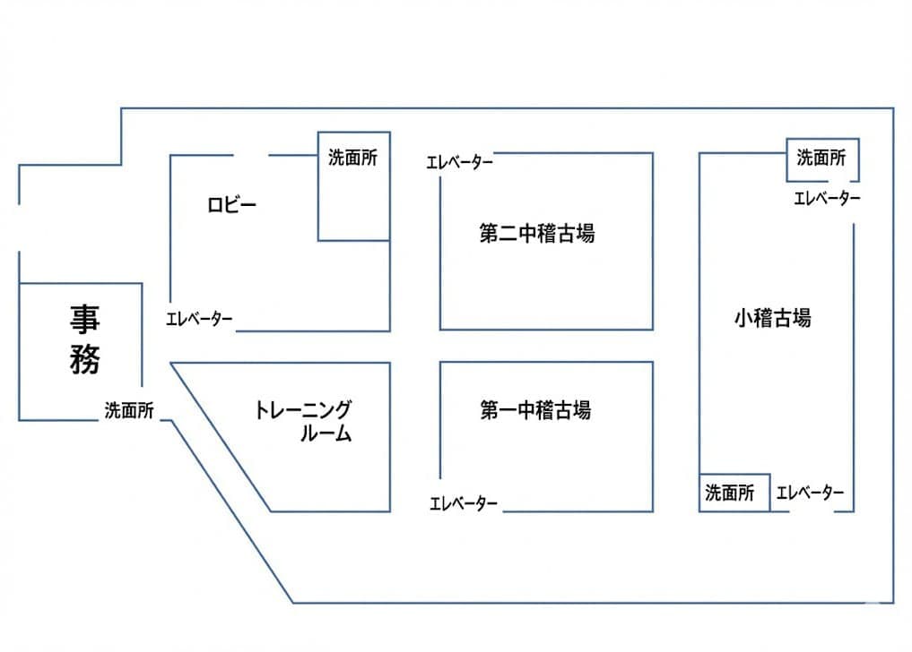 物語 ミニスカ美少女M 道場２F