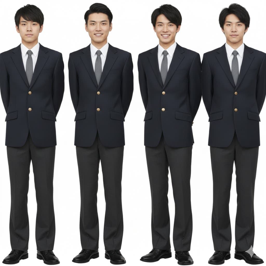 物語ミニスカ美少女M桐谷流制服男子１