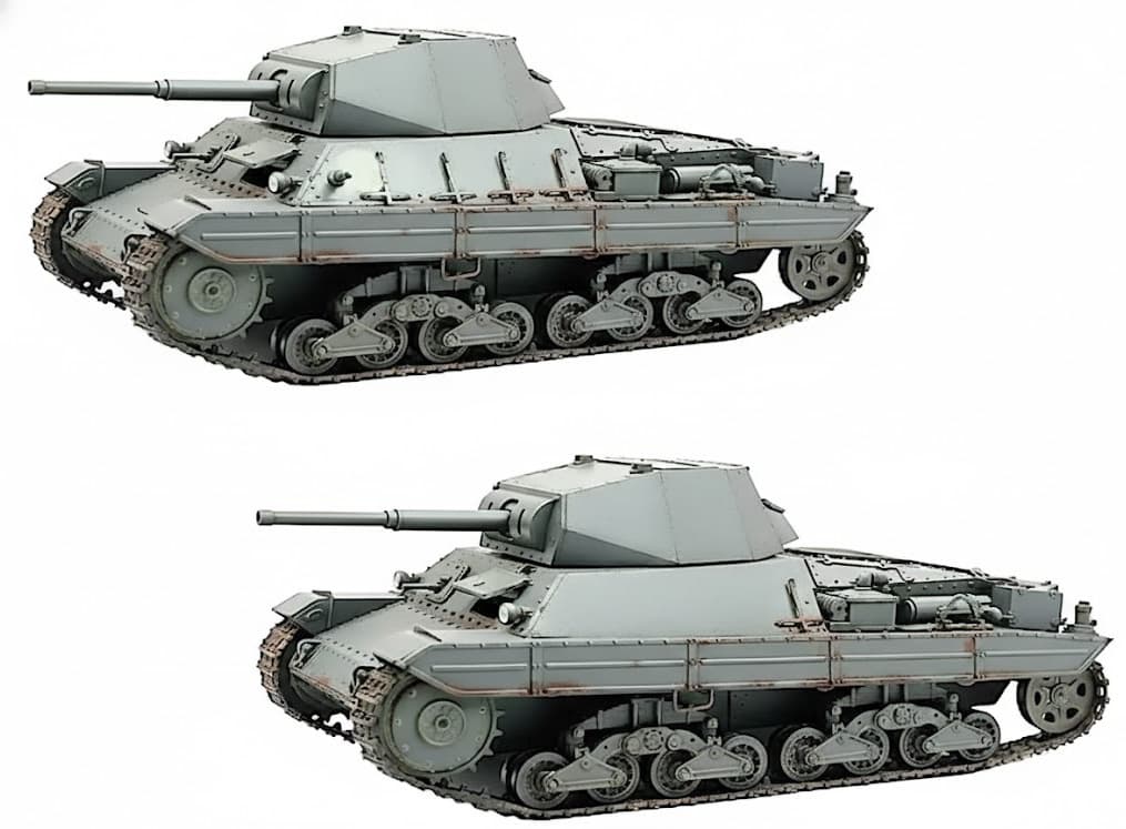 物語ミニスカ美少女M 伊中戦車P４０