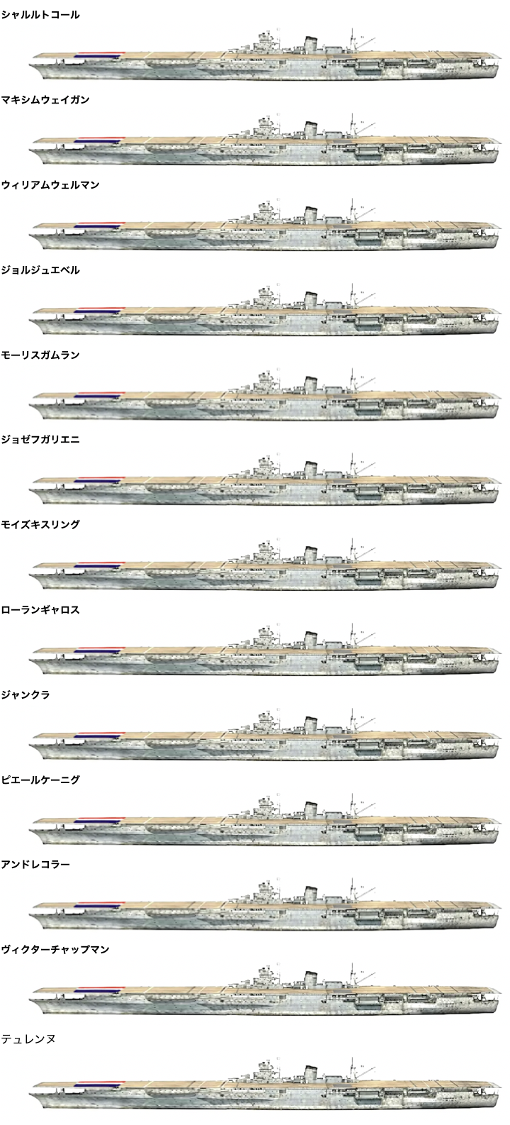 物語ミニスカ美少女M 仏正規装甲超重空母シャルルトコール級