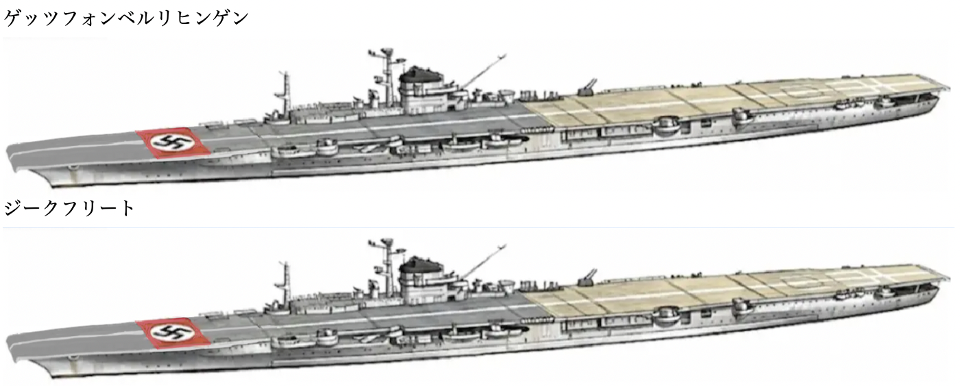 物語ミニスカ美少女M独H級戦艦改造重空母