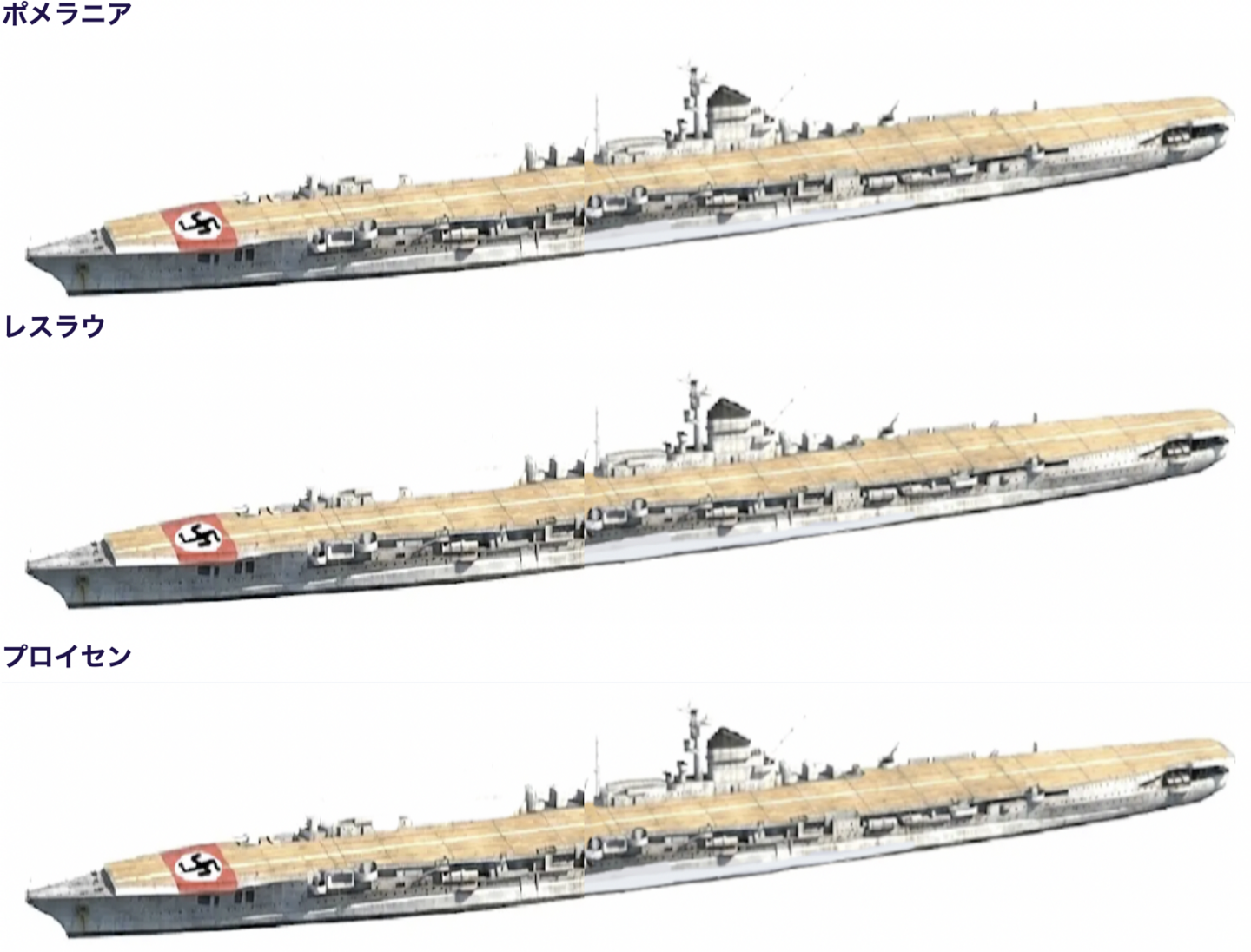 物語ミニスカ美少女M 独H級改造空母ポメラニア級