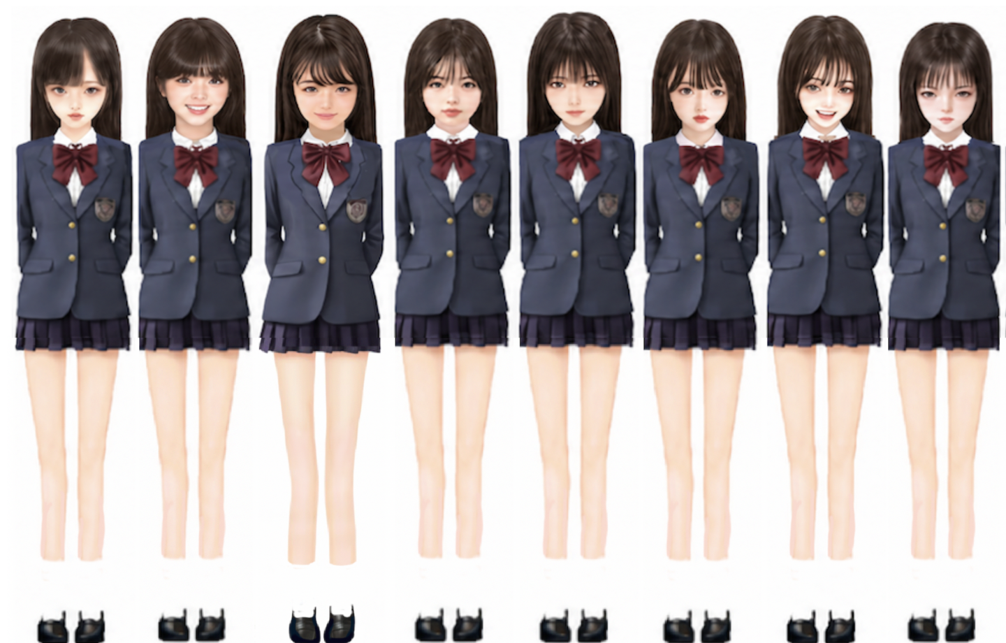 物語ミニスカ美少女M桐谷流制服女子１