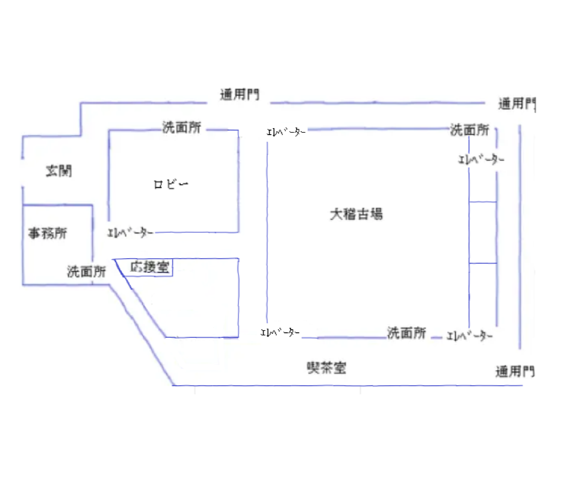 物語 ミニスカ美少女M 道場1F