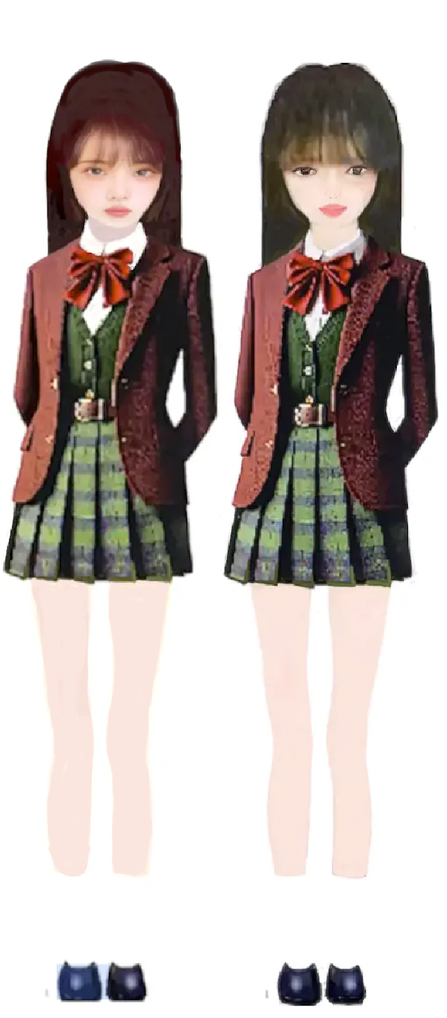 物語 ミニスカ美少女制服1