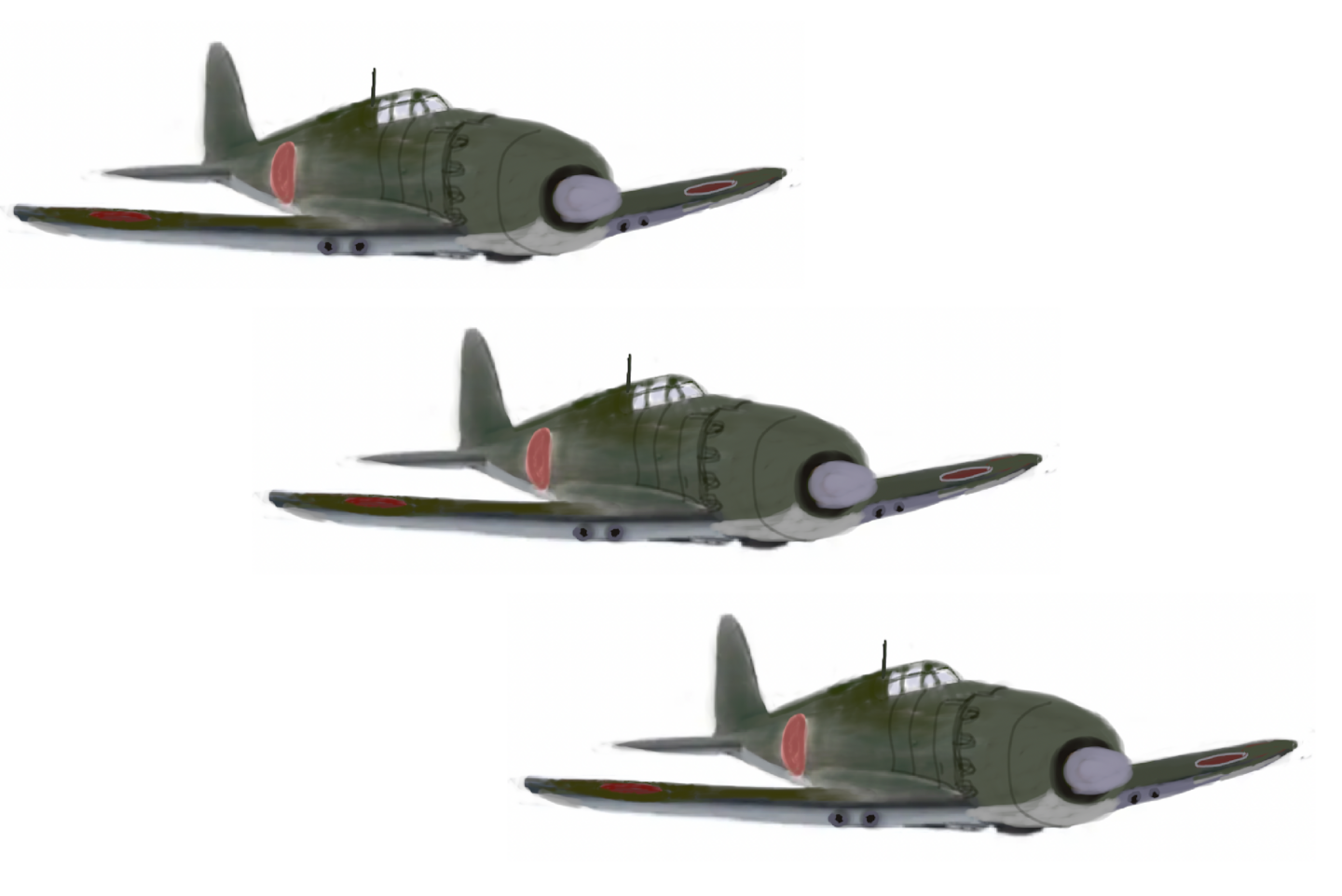 物語 ミニスカ美少女M 海軍二式重戦闘機 雷電