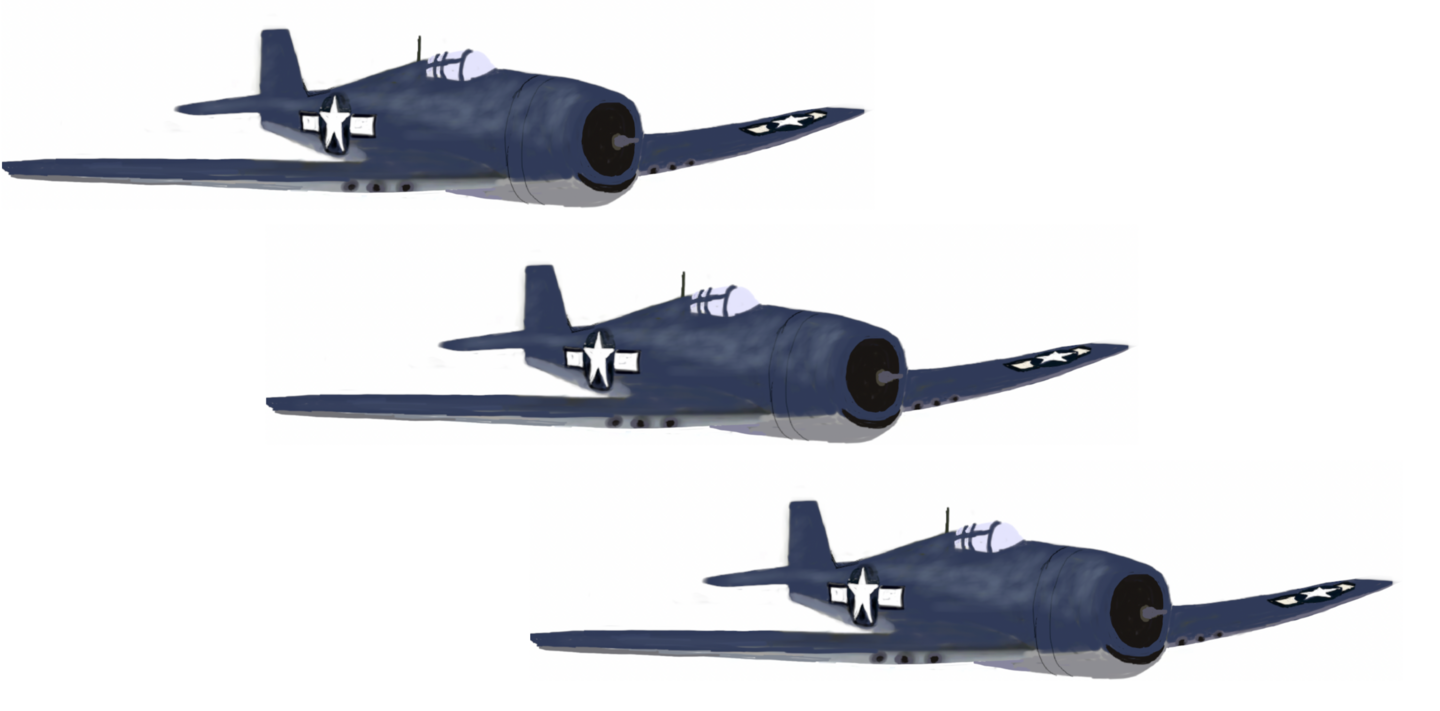 物語 ミニスカ美少女M 米海軍F6Fヘルキャット戦闘機