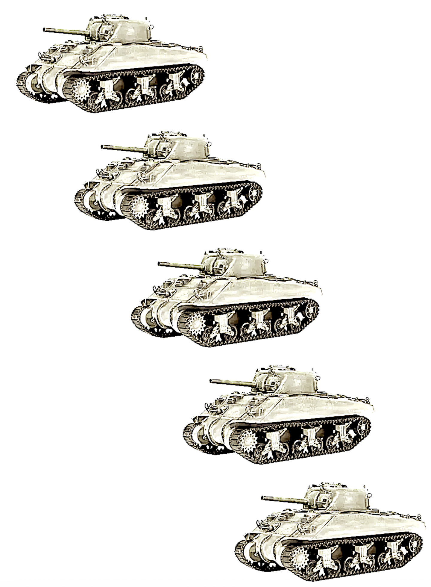 物語ミニスカ美少女M 米中戦車M4シャーマン