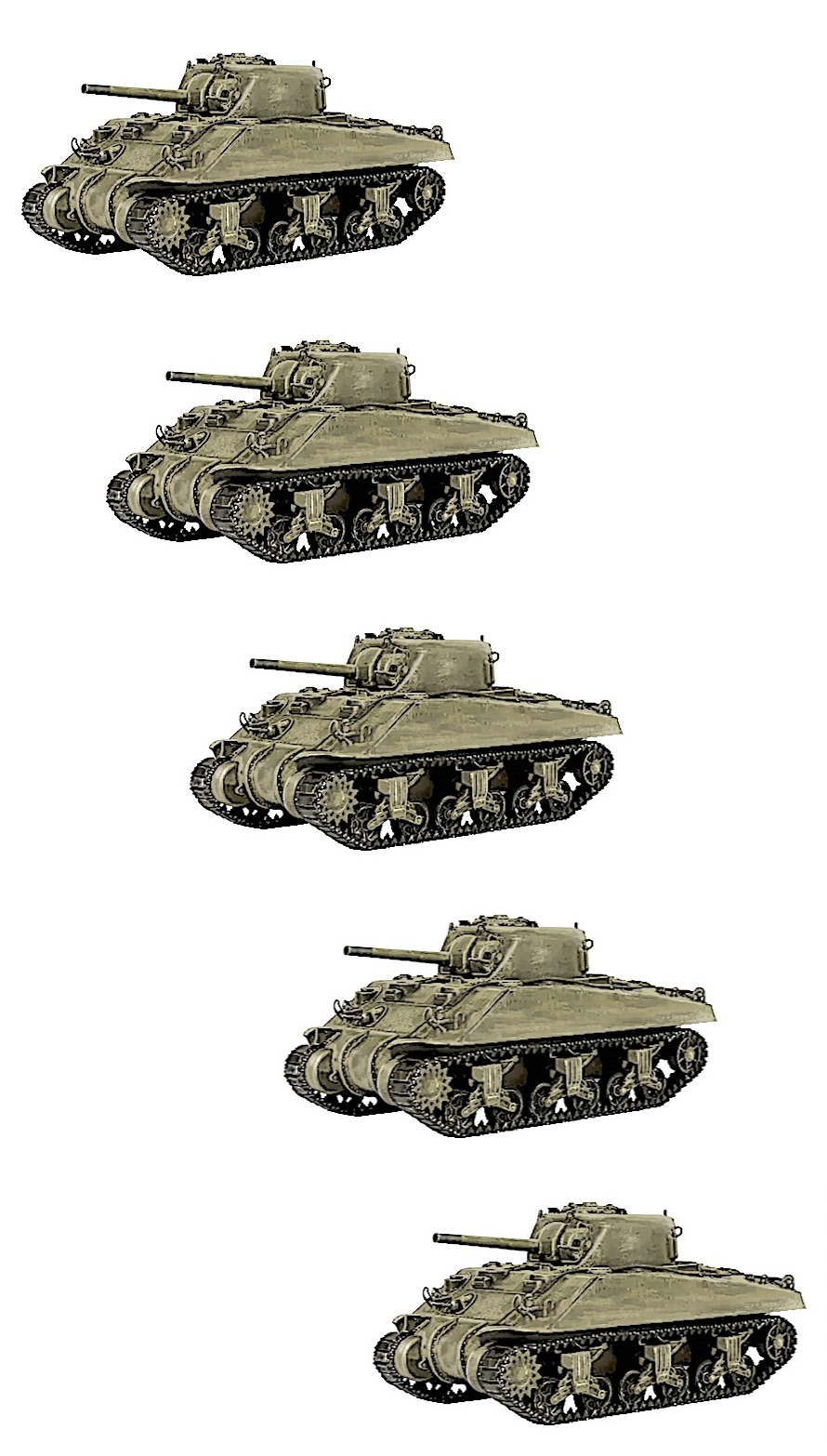 物語ミニスカ美少女M　米中戦車M４シャーマン　