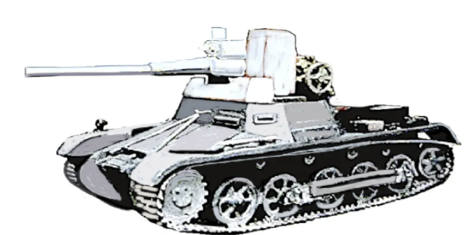 物語ミニスカ美少女M 独 Ⅰ 号42口径75mm自走砲