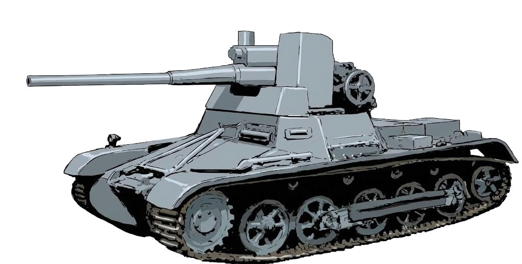 物語ミニスカ美少女M 独 Ⅰ 号42口径75mm自走砲