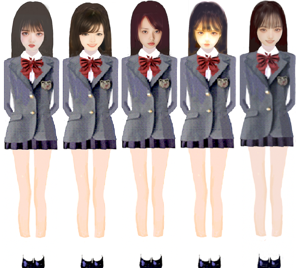 物語ミニスカ美少女M 桐谷流制服女子