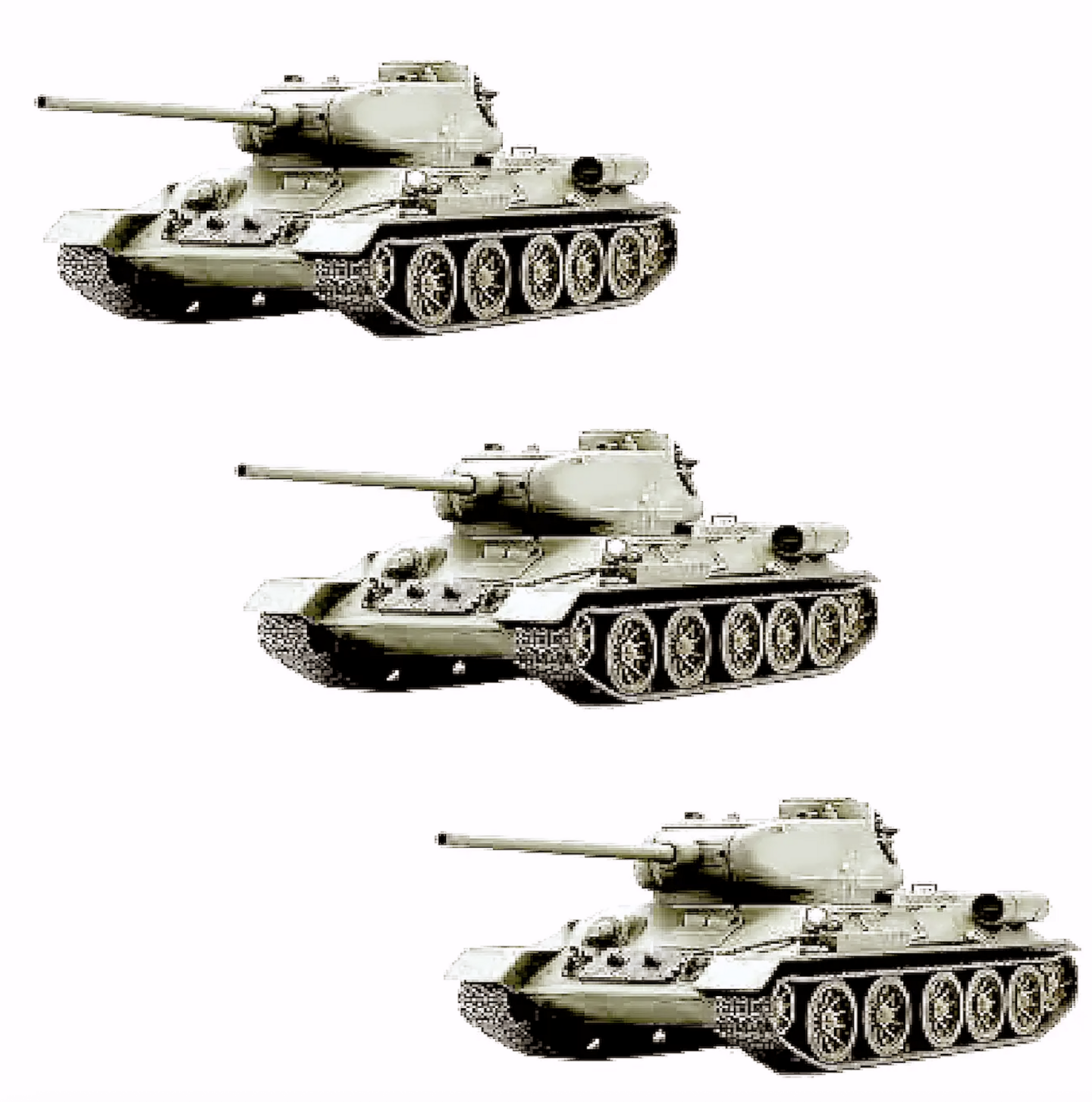 物語ミニスカ美少女M T-34/85