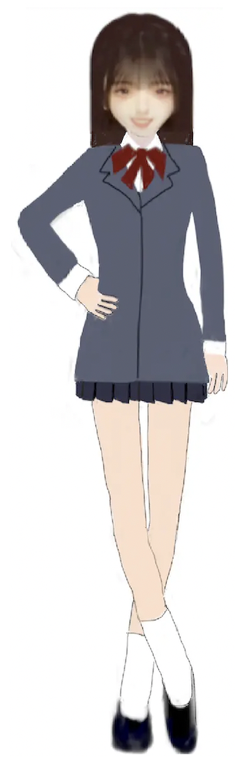 物語ミニスカ美少女M 制服女子