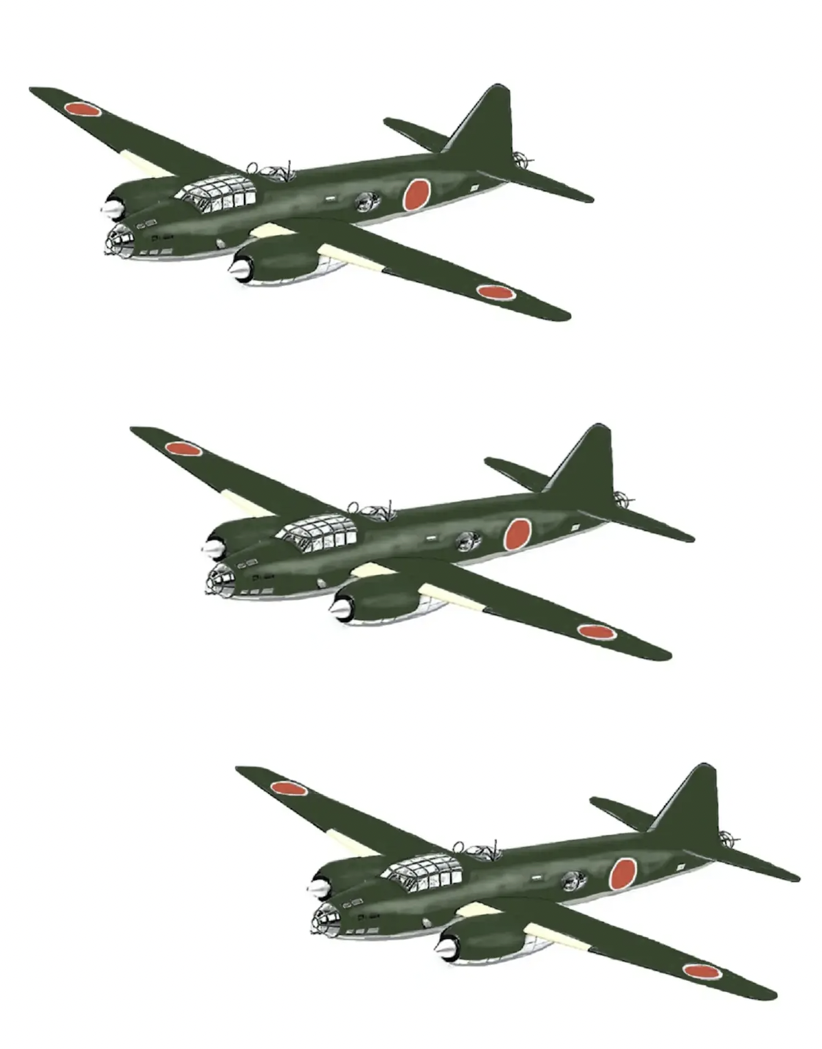 物語ミニスカ美少女M 一式陸攻