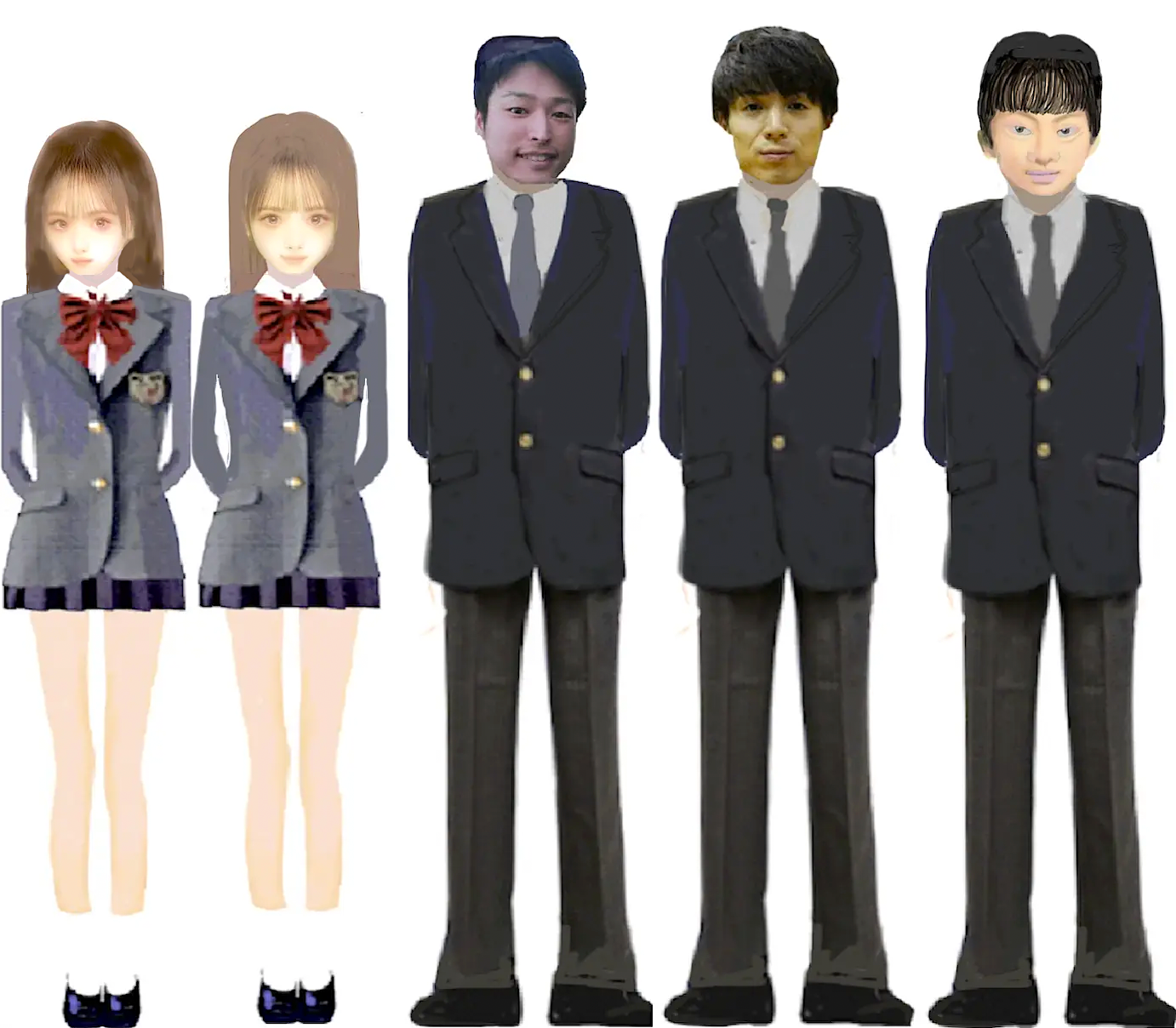 ミニスカ美少女M 桐谷流男子制服