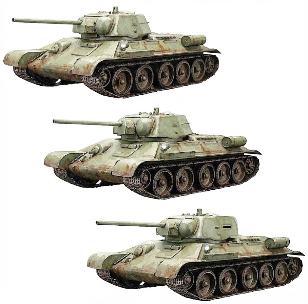 物語ミニスカ美少女M 蘇連中戦車T-34/77