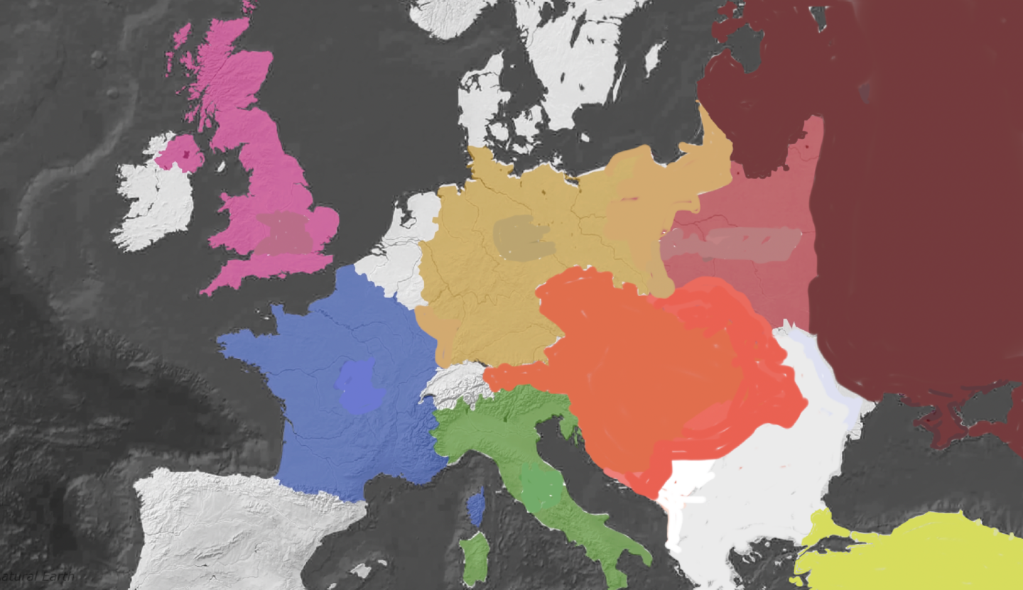 物語ミニスカ美少女M 一次大戦前の領土