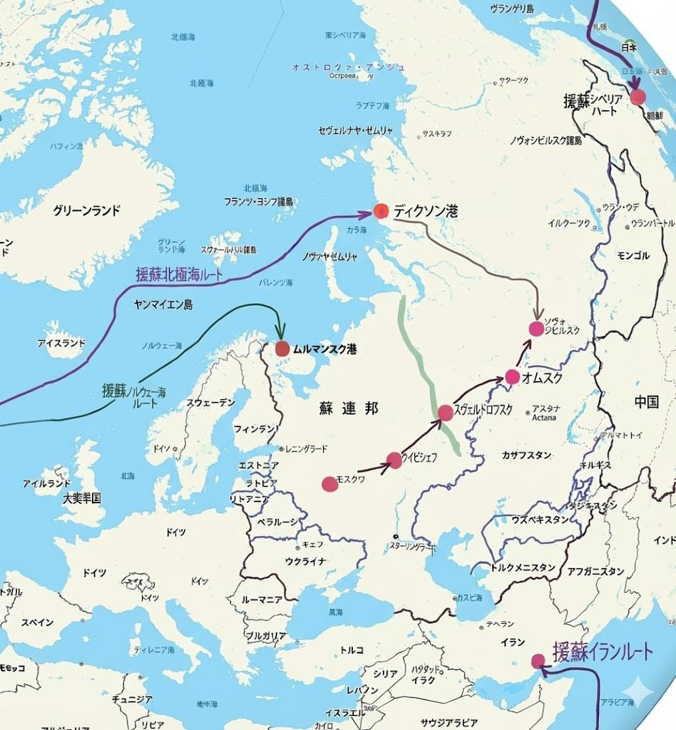 物語ミニスカ美少女M 援蘇連北極海ルート