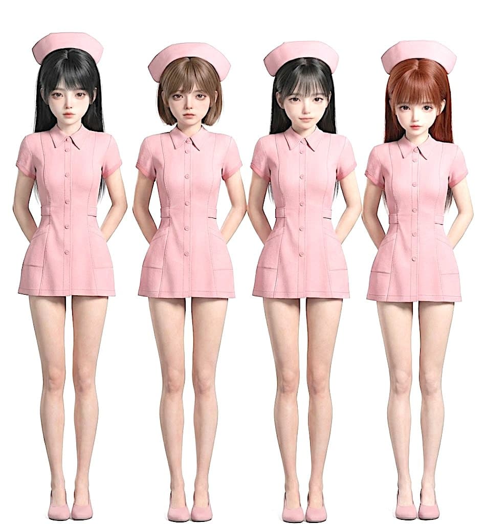 物語ミニスカ美少女M 看護師