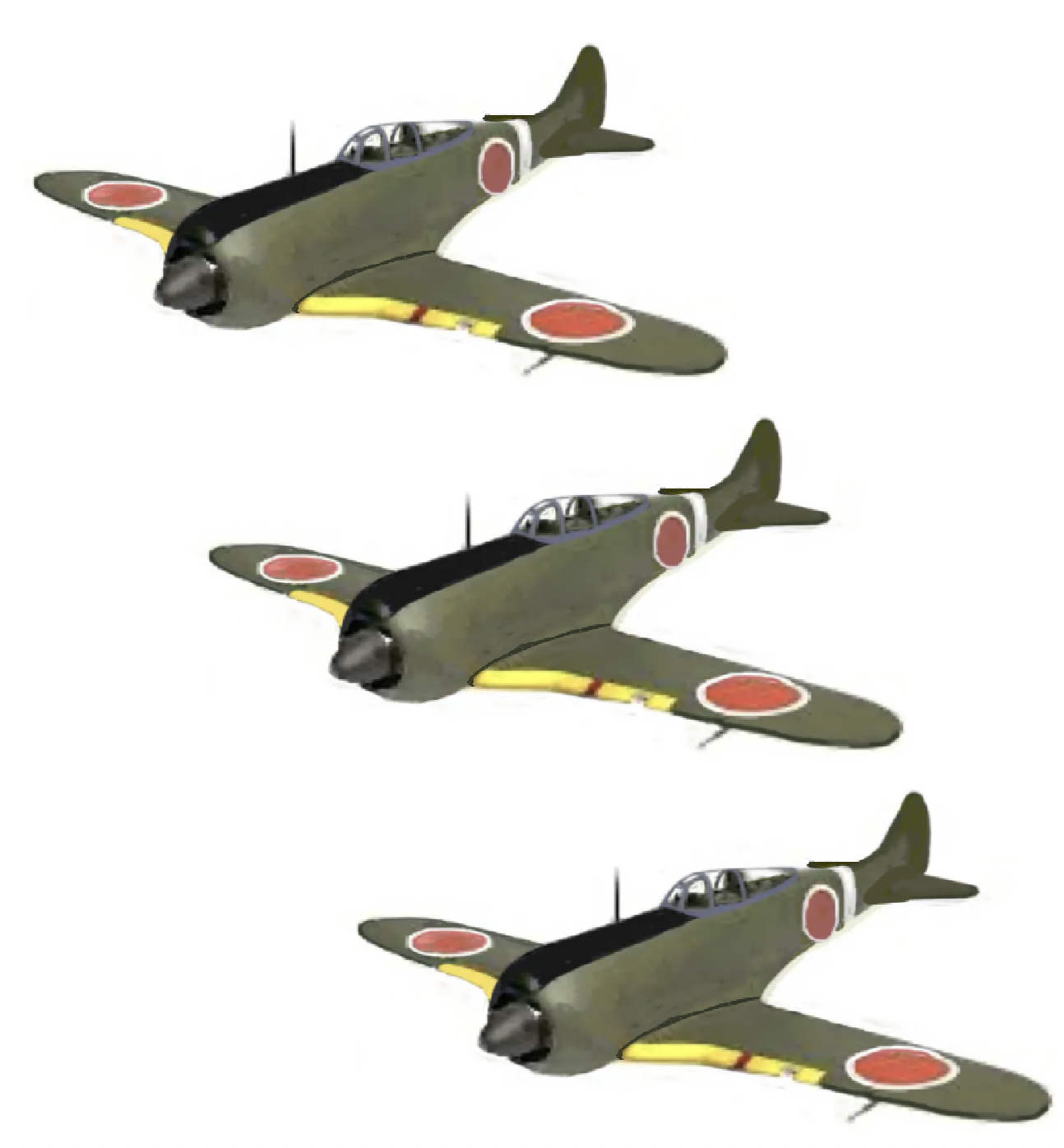 物語ミニスカ美少女M 日本陸軍二式戦闘機 鍾馗