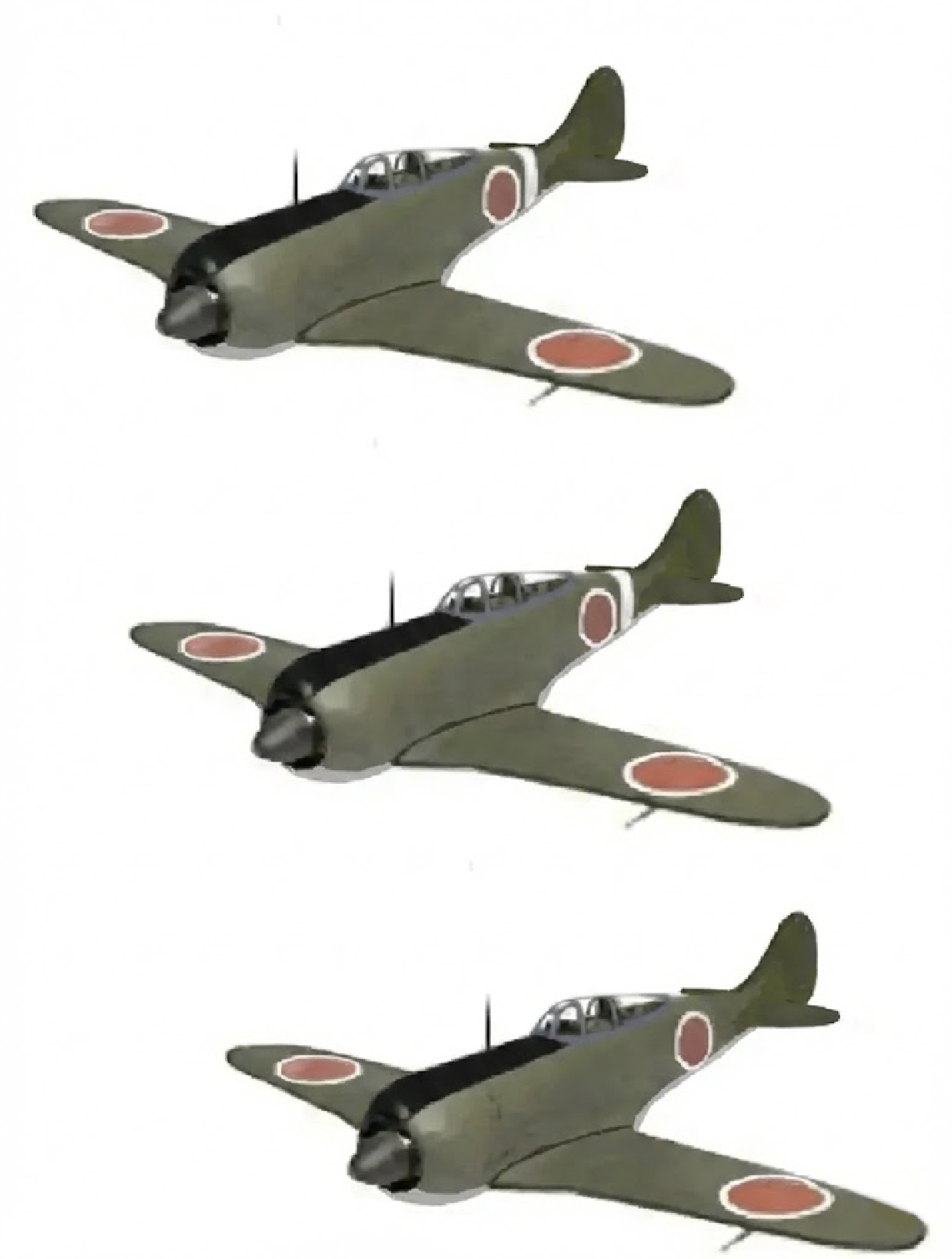 物語ミニスカ美少女M 日本陸軍二式戦闘機 鍾馗