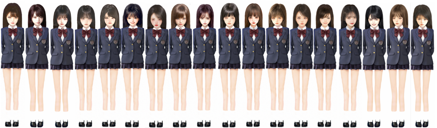 物語ミニスカ美少女M 桐谷流制服1