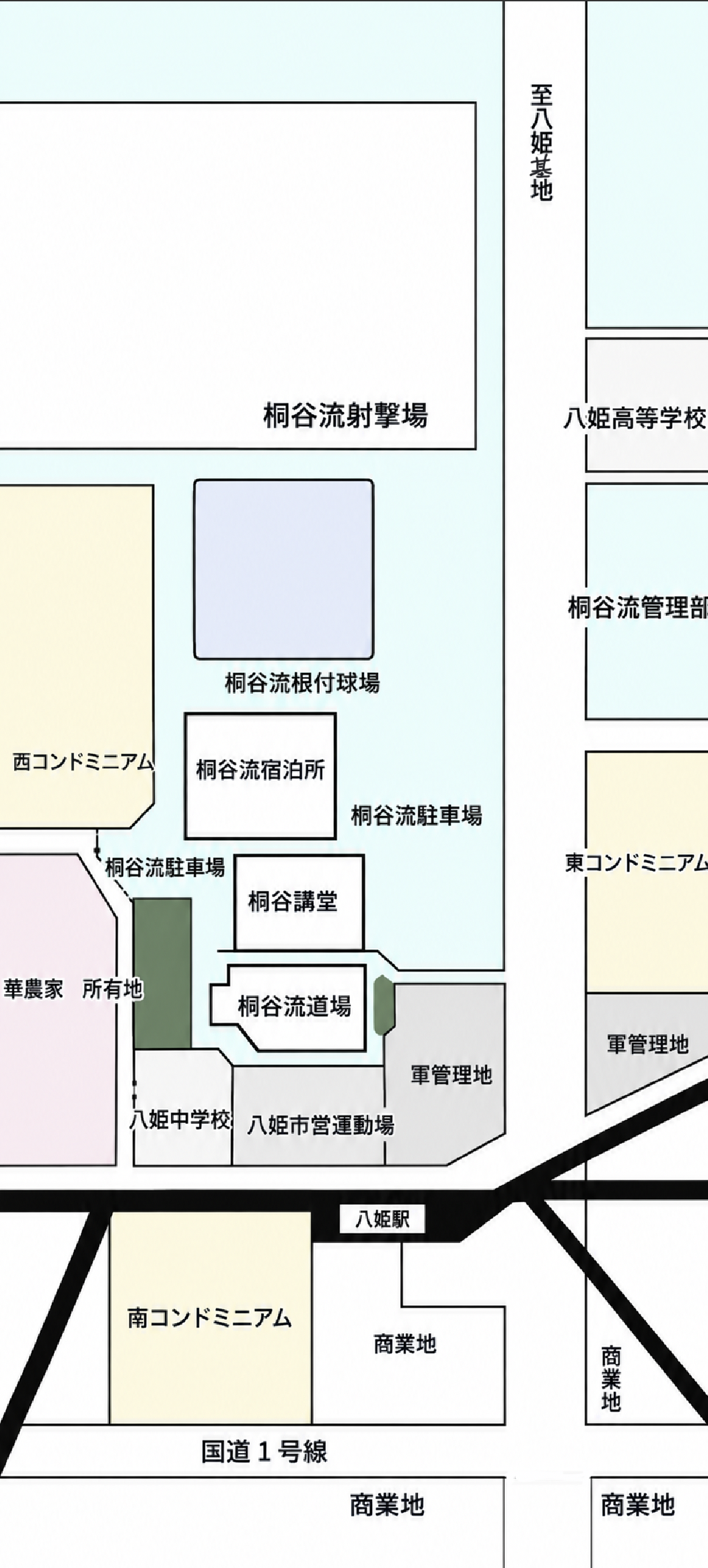 東京都八姫駅周辺地図